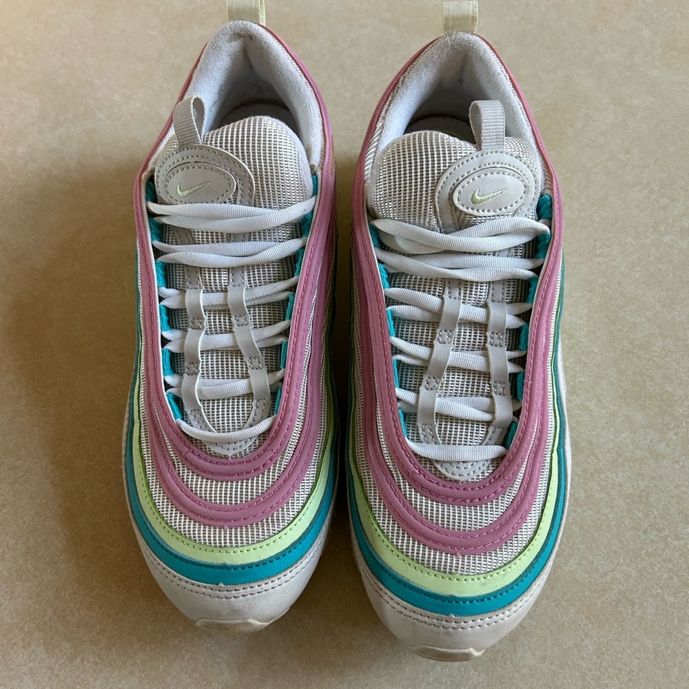 Nike Air Max 97 Easter 2020 Women’s Size 7.5 Running Shoes Sneakers CW7017-100